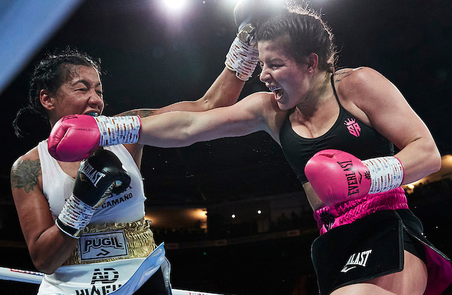 Sandy Ryan looks to gain revenge over rica Anabella Farias Photo Credit: Mark Robinson/Matchroom Boxing