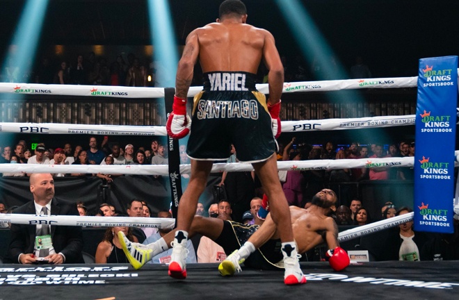 Alfredo Santiago KO’d Karl Dargan in the first round.