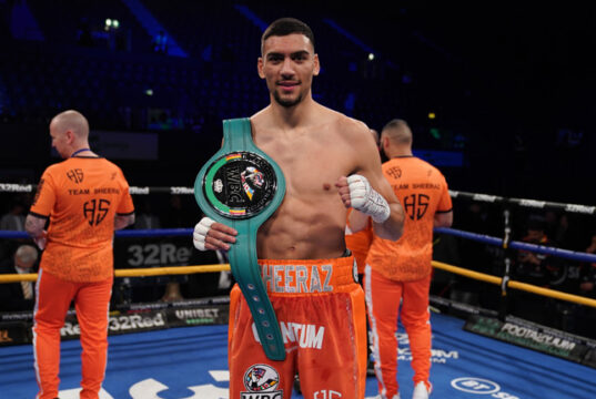 Hamzah Sheeraz is looking to make a statement when he faces Francisco Emanuel Torres on July 16 Photo Credit: Queensberry Promotions