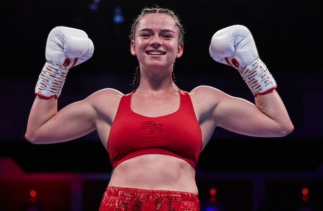 Skye Nicolson will feature on the bill Photo Credit: Mark Robinson/Matchroom Boxing