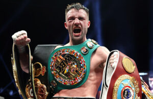 Unified super lightweight world champion, Josh Taylor has revealed that he will stay at 140lbs Photo Credit: Mikey Williams / Top Rank via Getty Images