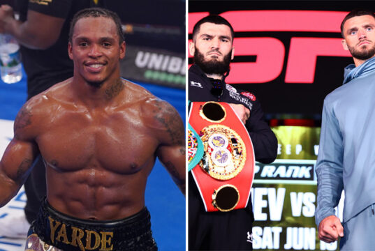 Anthony Yarde will be ringside for Artur Beterbiev vs Joe Smith Jr in New York on Saturday Photo Credit: Queensberry Promotions/Mikey Williams/Top Rank via Getty Images