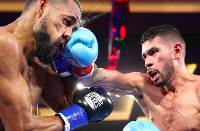 Arnold Barboza Jr he took the vacant WBO Intercontinental super lightweight title with a clear decision win over Danielito Zorrilla. Photo Credit: Top Rank Boxing (twitter)