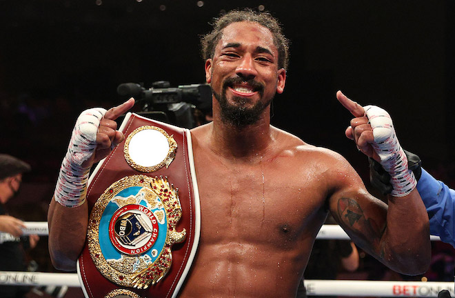 Andrade wants to defend his WBO middleweight world title against Eubank Jr in London Photo Credit: Ed Mulholland/Matchroom