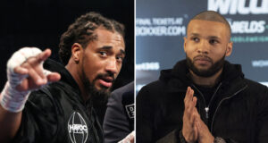 Demetrius Andrade has called for a clash with Chris Eubank Jr Photo Credit: Ed Mulholland/Matchroom/Lawrence Lustig/Boxxer