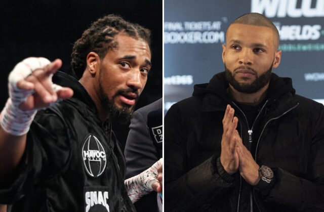 Demetrius Andrade has called for a clash with Chris Eubank Jr Photo Credit: Ed Mulholland/Matchroom/Lawrence Lustig/Boxxer