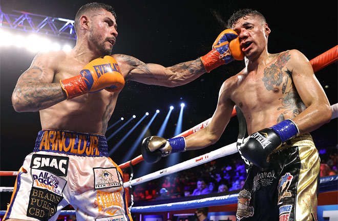 Barboza Jr fights for the first time since beating Moran last August Photo Credit: Mikey Williams/Top Rank via Getty Images