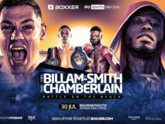 Chris Billam-Smith fights in his hometown of Bournemouth against Isaac Chamberlain on Saturday, live on Sky Sports Photo Credit: BOXXER