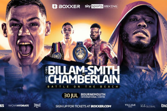 Chris Billam-Smith fights in his hometown of Bournemouth against Isaac Chamberlain on Saturday, live on Sky Sports Photo Credit: BOXXER