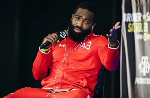 Adrien Broner has issued an apology after leaving a virtual press conference on Tuesday ahead of his fight against Omar Figueroa on August 20 Photo Credit: Amanda Westcott/SHOWTIME