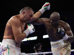Derek Chisora edged Kubrat Pulev by split decision in their rematch at the O2 Arena Photo Credit: Mark Robinson/Matchroom Boxing