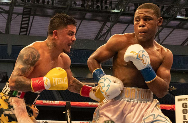 Fortuna was beaten by Diaz last July Photo Credit: Sye Williams/Golden Boy Boxing