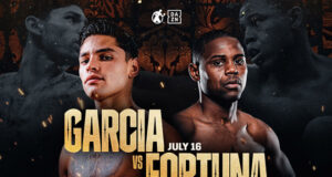 Ryan Garcia faces Javier Fortuna in Los Angeles on Saturday night Photo Credit: Golden Boy Promotions