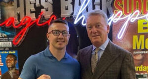 Pierce O'Leary says he is aiming to mark his debut with Frank Warren with a knockout victory on Saturday Photo Credit: @pierce.oleary Instagram