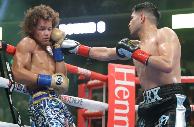 Rocha knocked out Cobbs in March Photo Credit: Tom Hogan/Golden Boy Boxing