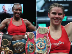 Claressa Shields will face Savannah Marshall for the undisputed middleweight crown on September 10 at the O2 Arena Photo Credit: Lawrence Lustig / BOXXER