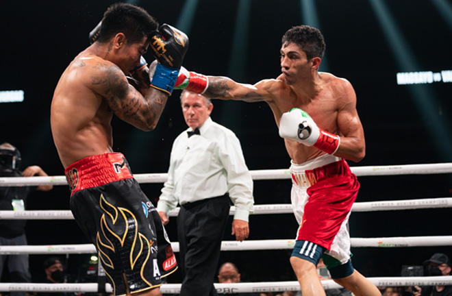 Vargas dethroned Magsayo to become WBC champion Photo Credit: Ryan Hafey / Premier Boxing Champions