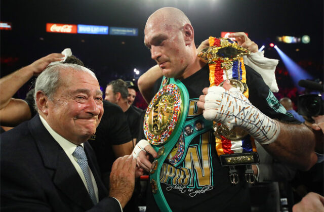 Bob Arum has dismissed a trilogy bout between Tyson Fury and Derek Chisora Photo Credit: Mikey Williams/Top Rank