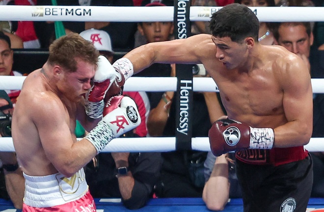 Bivol overcame Canelo in May Photo Credit: Melina Pizano/Matchroom