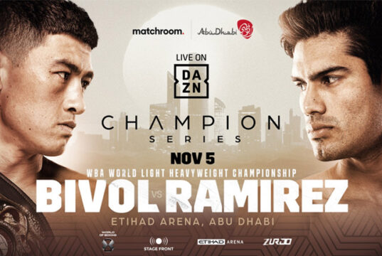 Dmitry Bivol will defend his WBA 'super' light heavyweight world title against Gilberto Ramirez on November 5 in Abu Dhabi Photo Credit: Matchroom Boxing