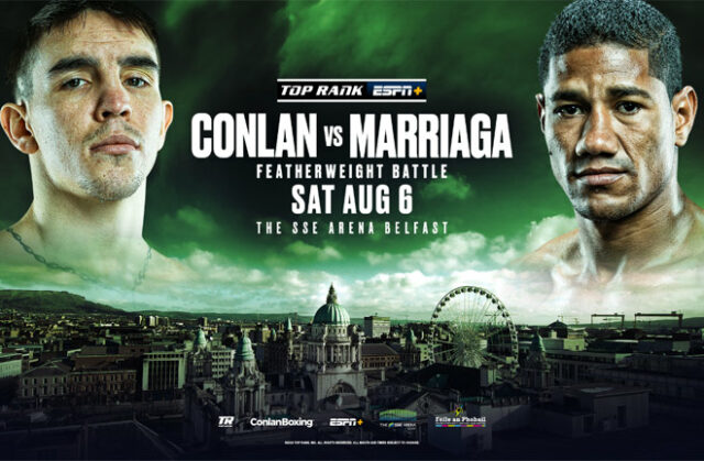 Michael Conlan meets Miguel Marriaga in Belfast on Saturday Photo Credit: Top Rank Boxing