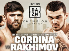 IBF super featherweight world champion, Joe Cordina defends his belt against Shavkatdzhon Rakhimov on November 5 in Abu Dhabi Photo Credit: Matchroom Boxing