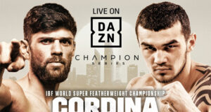 IBF super featherweight world champion, Joe Cordina defends his belt against Shavkatdzhon Rakhimov on November 5 in Abu Dhabi Photo Credit: Matchroom Boxing