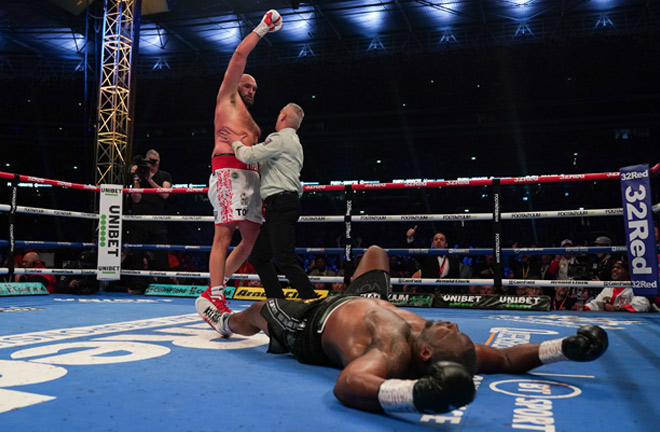 Fury stopped Whyte at Wembley Stadium in April Photo Credit: Queensberry Promotions