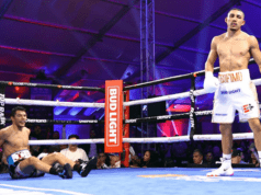 Teofimo Lopez Stops Pedro Campa in 7. Photo Credit: Mikey Williams / Top Rank via Getty Images