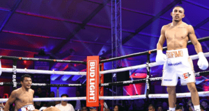 Teofimo Lopez Stops Pedro Campa in 7. Photo Credit: Mikey Williams / Top Rank via Getty Images