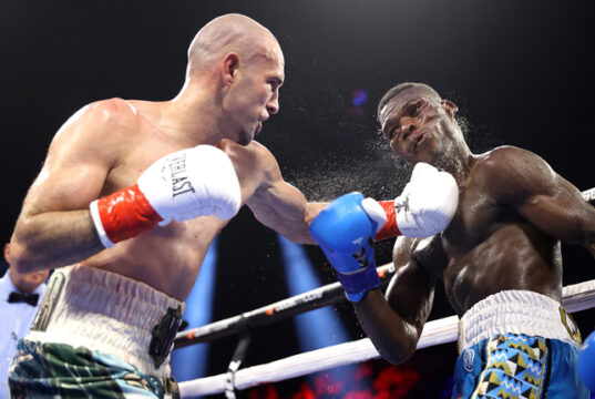 Jose Pedraza & Richard Commey Battle to Draw in Junior Welterweight Main Event. Photo Credit: Mikey Williams / Top Rank via Getty Images
