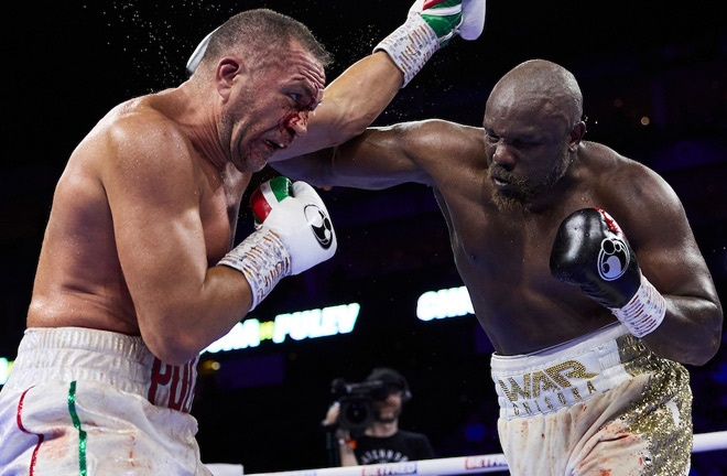 Chisora beat Pulev in their rematch in July Photo Credit: Mark Robinson/Matchroom Boxing