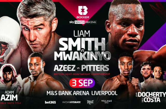 Liam Smith headlines a stacked BOXXER bill against Hassan Mwakinyo in Liverpool on Saturday Photo Credit: BOXXER