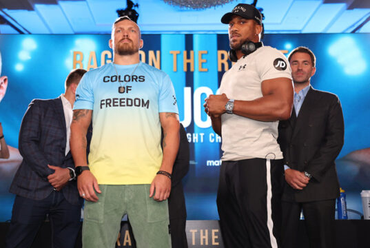 Oleksandr Usyk is expecting a different approach from Anthony Joshua in their rematch on August 20 Photo Credit: Mark Robinson/Matchroom Boxing