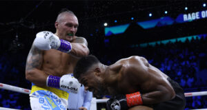 Oleksandr Usyk beat Anthony Joshua via split-decision in their rematch held in Jeddah, Saudi Arabia. Photo Credit: Matchroom Boxing.