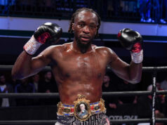 Denzel Bentley made a successful first defence of his British middleweight title at York Hall Photo Credit: Queensberry Promotions