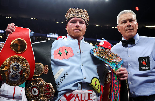 Canelo retained his undisputed super middleweight crown Photo Credit: Ed Mulholland/Matchroom