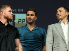 Canelo Alvarez and Gennady Golovkin will fight for a third time in Las Vegas on Saturday Photo Credit: Melina Pizano/Matchroom