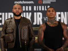 Chris Eubank Jr says Conor Benn will crumble under the weight of expectation on October 8 Photo Credit: Ian Walton/Matchroom Boxing