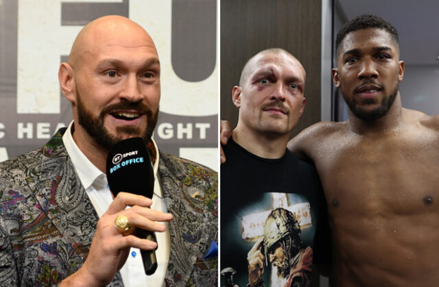 Tyson Fury says he is willing to face Anthony Joshua if a fight with Oleksandr Usyk doesn't materialise Photo Credit: Queensberry Promotions/Mark Robinson/Matchroom Boxing Tyson Fury says he is willing to face Anthony Joshua if a fight with Oleksandr Usyk doesn't materialise Photo Credit: Queensberry Promotions/Mark Robinson/Matchroom Boxing