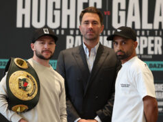Maxi Hughes defends his IBO lightweight title against Kid Galahad in Nottingham on Saturday Photo Credit: Mark Robinson/Matchroom Boxing