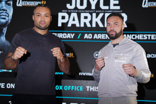Joe Joyce faces Joseph Parker in Manchester on Saturday, live on BT Sport Box Office Photo Credit: Queensberry Promotions