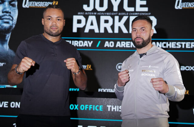 Joe Joyce faces Joseph Parker in Manchester on Saturday, live on BT Sport Box Office Photo Credit: Queensberry Promotions