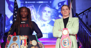 Claressa Shields faces Savannah Marshall in an undisputed middleweight title clash on Saturday at the O2 Arena Photo Credit: Lawrence Lustig / BOXXER