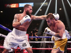Caleb Plant is keen to meet Canelo Alvarez again Photo Credit: Sean Michael Ham / TGB Promotions