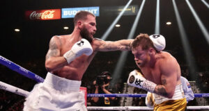 Caleb Plant is keen to meet Canelo Alvarez again Photo Credit: Sean Michael Ham / TGB Promotions