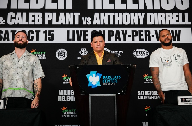 Plant faces Dirrell in Brooklyn on October 15 Photo Credit: Henry DeLeon/TGB Promotions