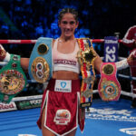 Serrano now holds three of the four major featherweight world titles Photo Credit: Queensberry Promotions