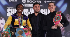 Claressa Shields' undisputed middleweight title showdown against Savannah Marshall has been postponed until October 15, BOXXER have confirmed Photo Credit: Lawrence Lustig/BOXXER