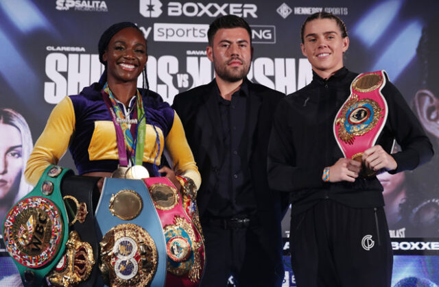 Claressa Shields' undisputed middleweight title showdown against Savannah Marshall has been postponed until October 15, BOXXER have confirmed Photo Credit: Lawrence Lustig/BOXXER